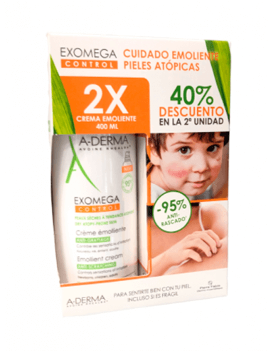 A DERMA EXOMEGA CREMA DUPLO 2 X 400 ML Ibáñez Farmacia