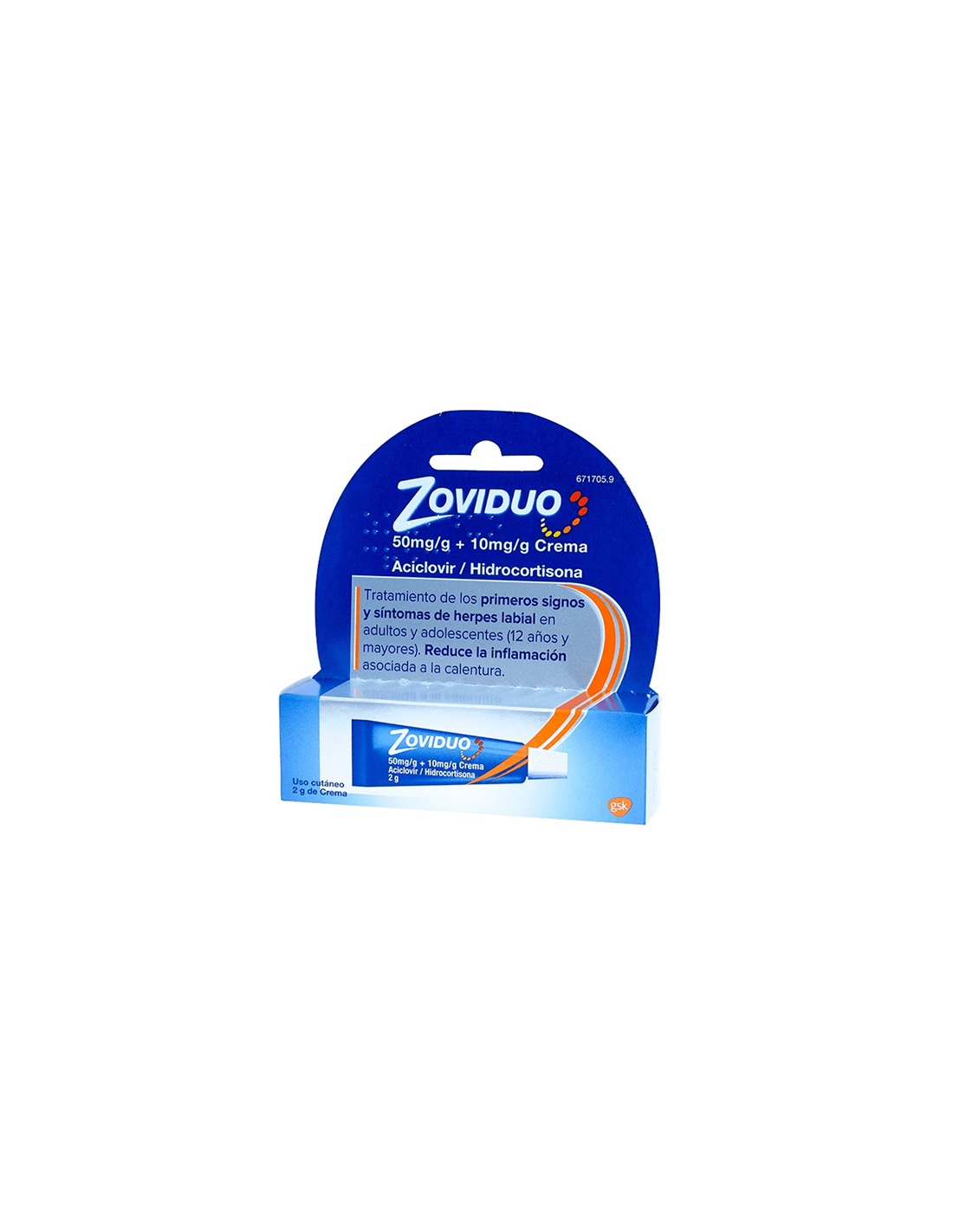 ZOVIDUO 50 10 MG G CREMA 1 TUBO 2 G Ibáñez Farmacia