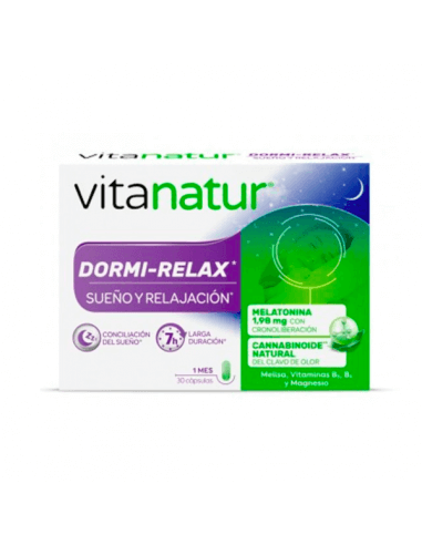 VITANATUR DORMI RELAX 30 CAPSULAS Ibáñez Farmacia