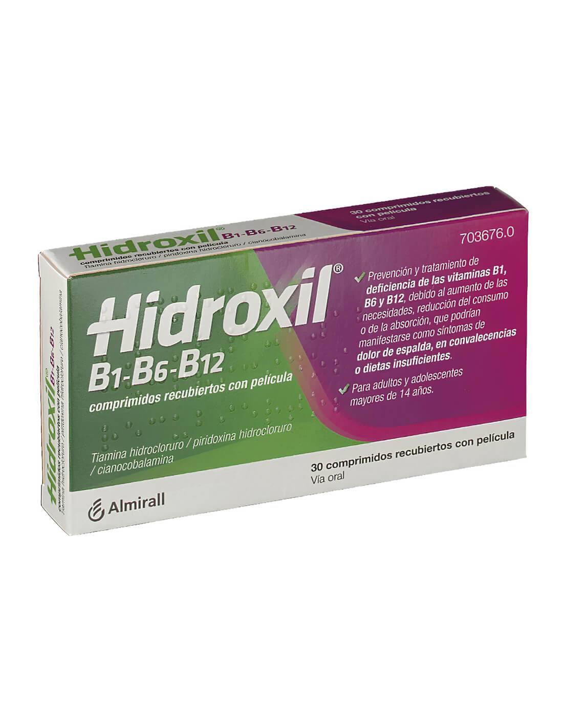 Hidroxil B B Y B Comprimidos Recubiertos Ib Ez Farmacia