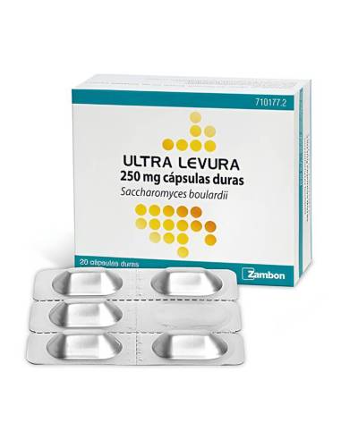 ULTRA LEVURA 250 MG 20 CAPSULAS BLISTER Ibáñez Farmacia