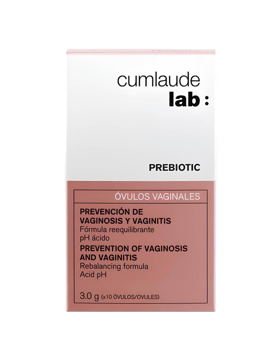 CUMLAUDE PREBIOTIC 10 OVULOS VAGINALES Ibáñez Farmacia