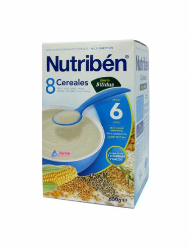 NUTRIBEN PAPILLA 8 CEREALES BIFIDUS 600 G