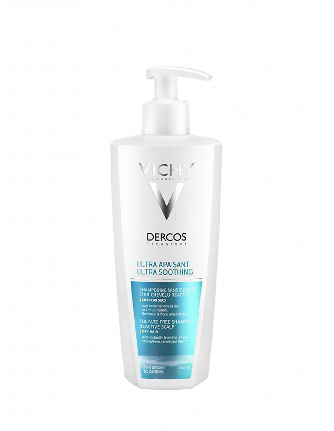 Vichy dercos champu ultra calmante seco 400ml Ibáñez