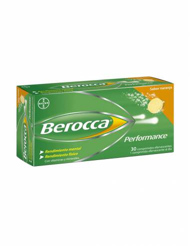 BEROCCA PERFORMANCE NARANJA 30 COMP EFERV