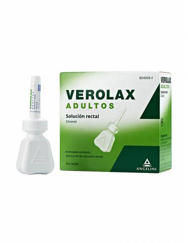 VEROLAX ADULTOS 5.4 ML SOLUCIÓN RECTAL 6 ENEMAS