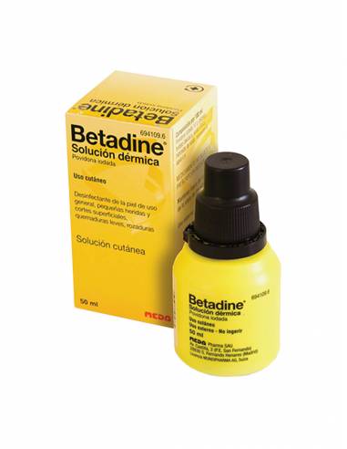 BETADINE 100 MG/ML SOLUCION TOPICA 1 FRASCO 50 M