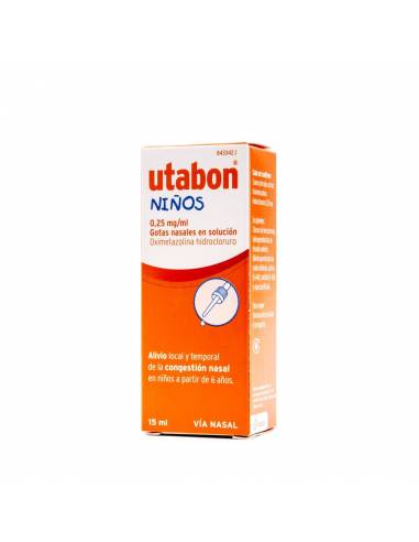 UTABON NIÑOS 0.25 MG/ML GOTAS NASALES 1 FRASCO S