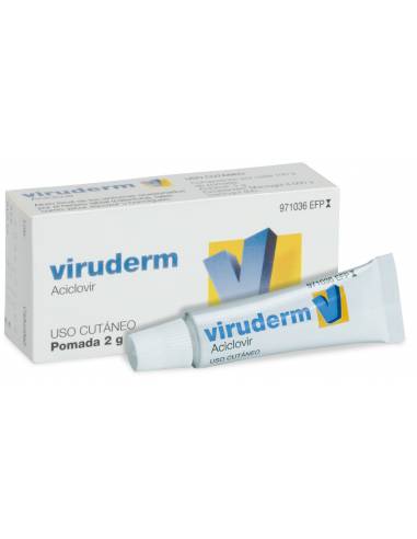 VIRUDERM 50 MG/G POMADA 1 TUBO 2 G