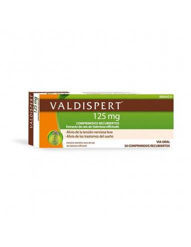 VALDISPERT 125 MG 50 COMPRIMIDOS RECUBIERTOS