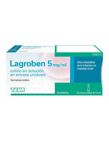 LAGROBEN 5 MG/ML COLIRIO 30 MONODOSIS SOLUCIÓN ORAL