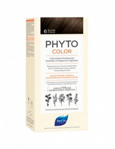 PHYTO COLOR 6 RUBIO OSCURO KIT