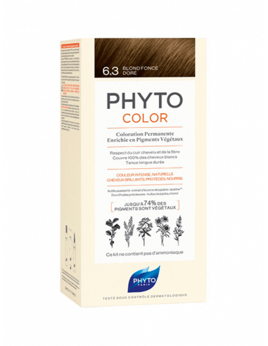 PHYTO COLOR 6.3 RUBIO OSCURO DORADO