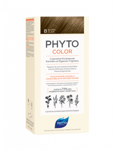 PHYTO COLOR 8 RUBIO CLARO KIT