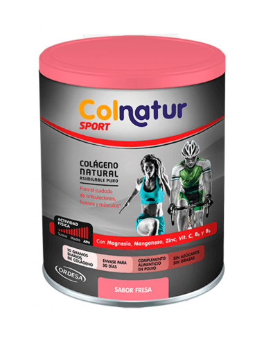 COLNATUR POLVO SPORT SABOR FRESA 350 G