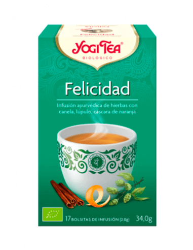 YOGI TEA FELICIDAD 17 BOLSAS DE INFUSION.