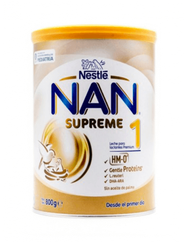 Nan Nestlé Supremepro 1 Leche de Inicio en Polvo para Bebés (desde el  Primer Día), 3 x 800g : : Alimentación y bebidas