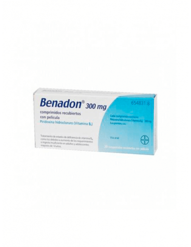 BENADON 300 MG 20 COMPRIMIDOS