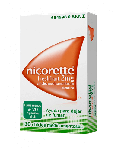 NICORETTE 2MG 30 CHICLES NICOTINA