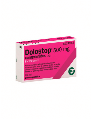 DOLOSTOP 500 MG 20 COMPRIMIDOS