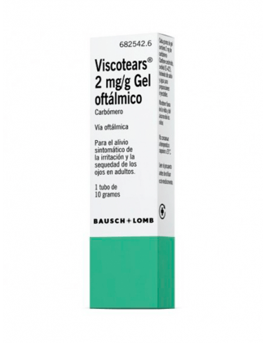 VISCOTEARS 2 MG/G GEL OFTÁLMICO 1 TUBO 10 G