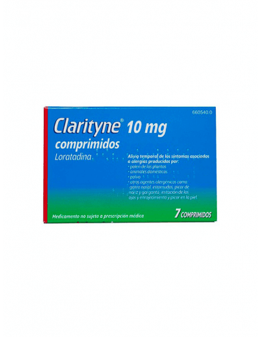 CLARITYNE 10 MG 7 COMPRIMIDOS