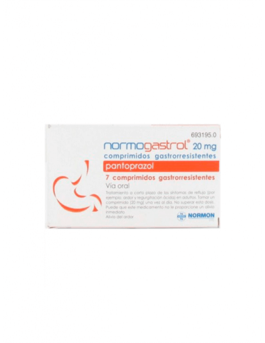 NORMOGASTROL EFG 20 MG 7 COMPRIMIDOS GASTRORRESISTENTES