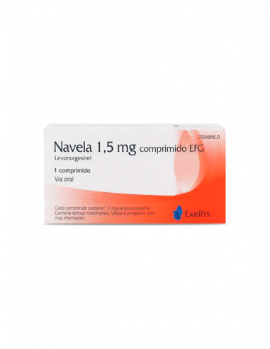 NAVELA EFG 1.5 MG 1 COMPRIMIDO