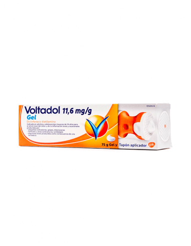 VOLTADOL 11.6 MG/G GEL TÓPICO 75 G CON TAPÓN APLICADOR