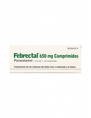 FEBRECTAL 650 MG 20 COMPRIMIDOS