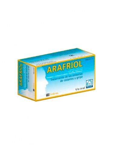 ARAFRIOL 500/4/10 MG 10 SOBRES POLVO SOLUCION OR