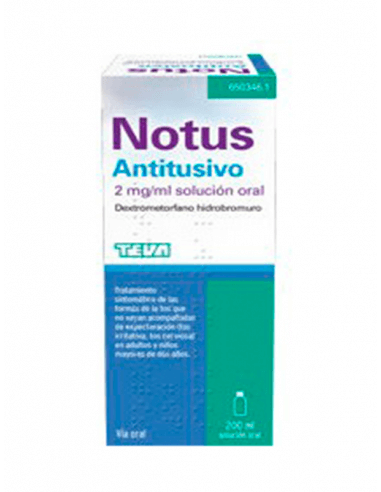 NOTUS ANTITUSIVO 2 MG/ML SOLUCIÓN ORAL 1 FRASCO