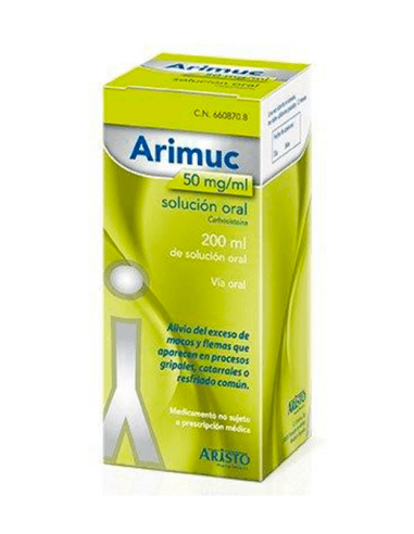 ARIMUC 50 MG/ML SOLUCION ORAL 1 FRASCO 200 ML