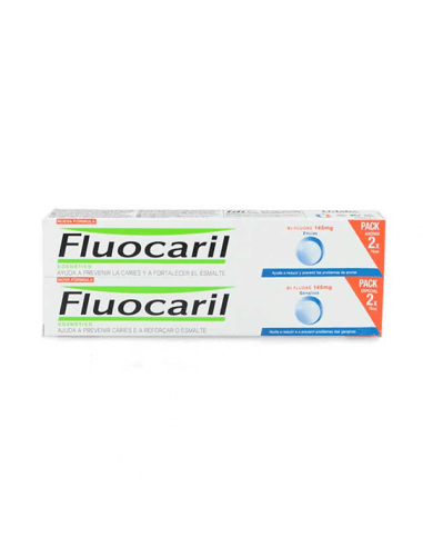 FLUOCARIL BI-FLUORÉ 145 MG PASTA DENTAL ENCÍAS DUPLO 2 X 75 ML