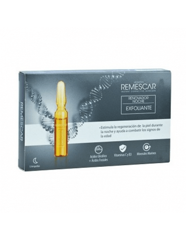 REMESCAR RENOVADOR NOCHE EXFOLIANTE 5 AMPOLLAS