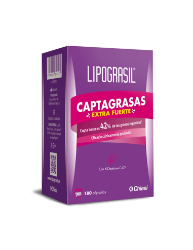 LIPOGRASIL CAPTAGRASAS EXTRA FUERTE 180 CÁPSULAS