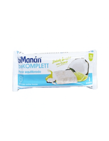 BIMANÁN BEKOMPLETT SNACK LIMÓN-COCO 1 BARRITA