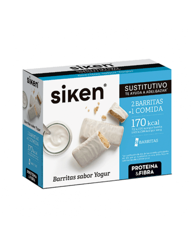 SIKENFORM BARRITAS SUSTITUTIVAS YOGUR 8 UNIDADES