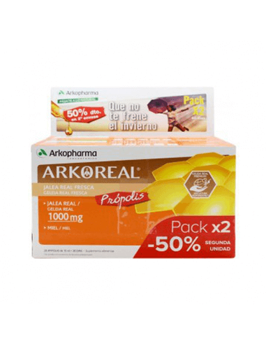 ARKOREAL JALEA DEFENSAS PACK 2 X 20 AMPOLLAS