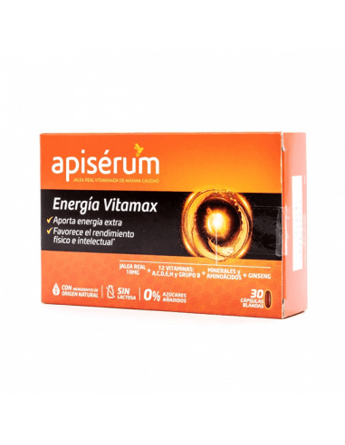 APISÉRUM ENERGÍA VITAMAX 30 CÁPSULAS