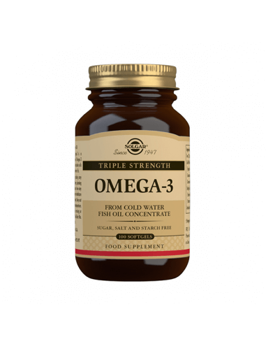 SOLGAR OMEGA 3 TRIPLE CONCENTR 100 CAP BLAN