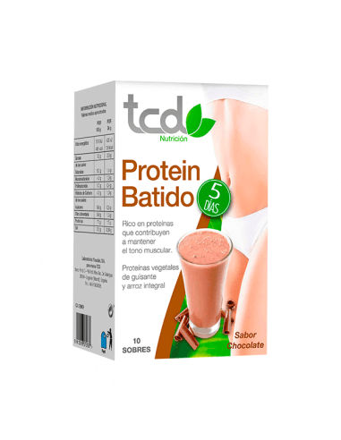 TCD PROTEIN BATIDO CHOCOLATE 10 SOBRES