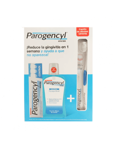 PAROGENCYL ENCÍAS PASTA DENTAL 135 ML + COLUTORIO 500 ML + REGALO CEPILLO PACK