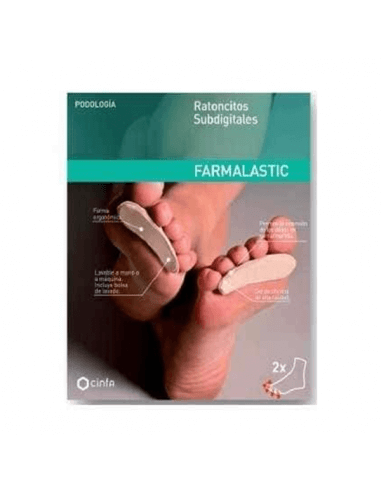 FARMALASTIC RATONCITOS SUBDIGITALES  TALLA G 1 PAR