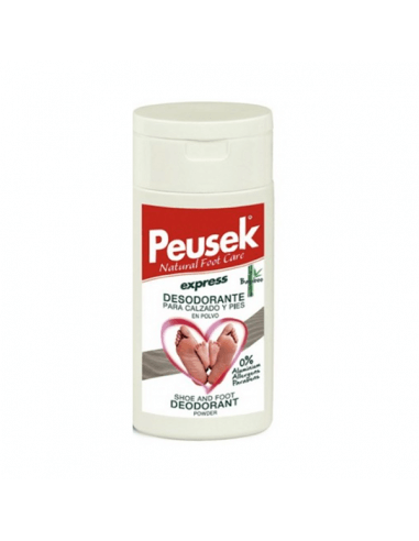 PEUSEK EXPRESS POLVOS DESODORANTES CALZADO Y PIES 40 G