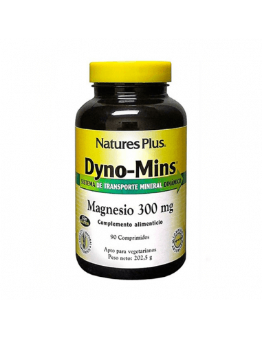 NATURE'S PLUS DYNO-MINS MAGNESIO 300 MG 90 COMPRIMIDOS