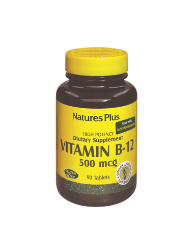 NATURE’S PLUS VITAMINA B12 500 MG 90 COMPRIMIDOS