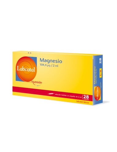 LABCATAL 09 MAGNESIO 28 AMPOLLAS X 2 ML