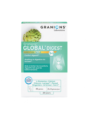 GRANIONS GLOBAL DIGEST 45 CÁPSULAS