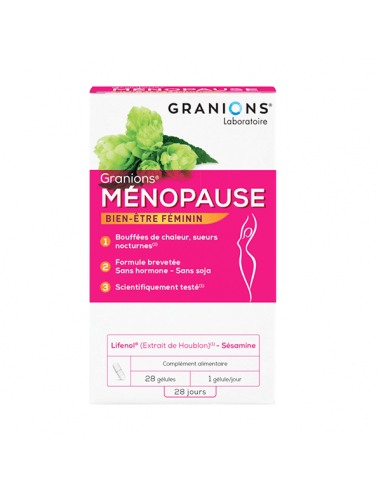 GRANIONS MENOPAUSIA 28 CAPSULAS